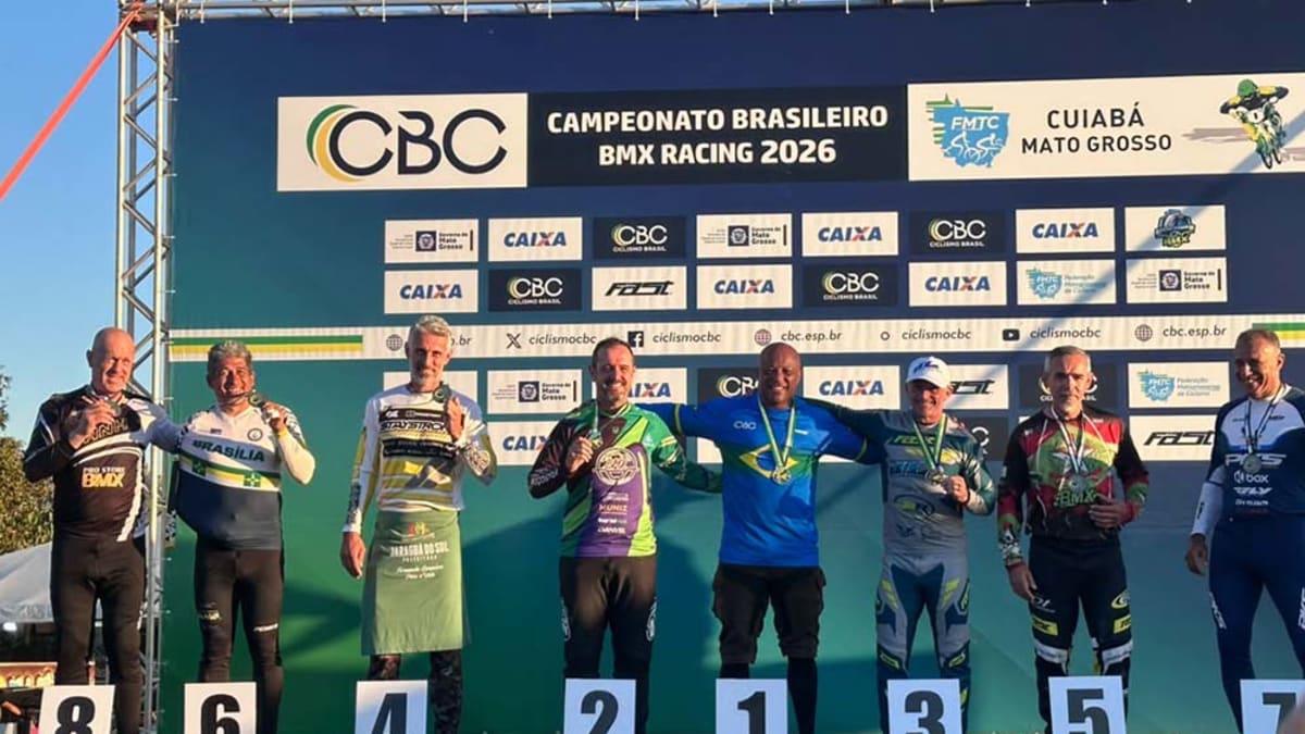 Ciclistas de Jaraguá do Sul conquistam pódio no Brasileiro de BMX