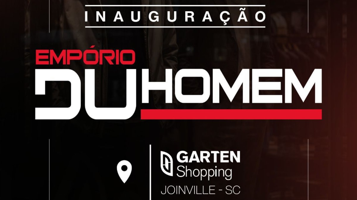 Garten Shopping inaugura loja de moda masculina em Joinville