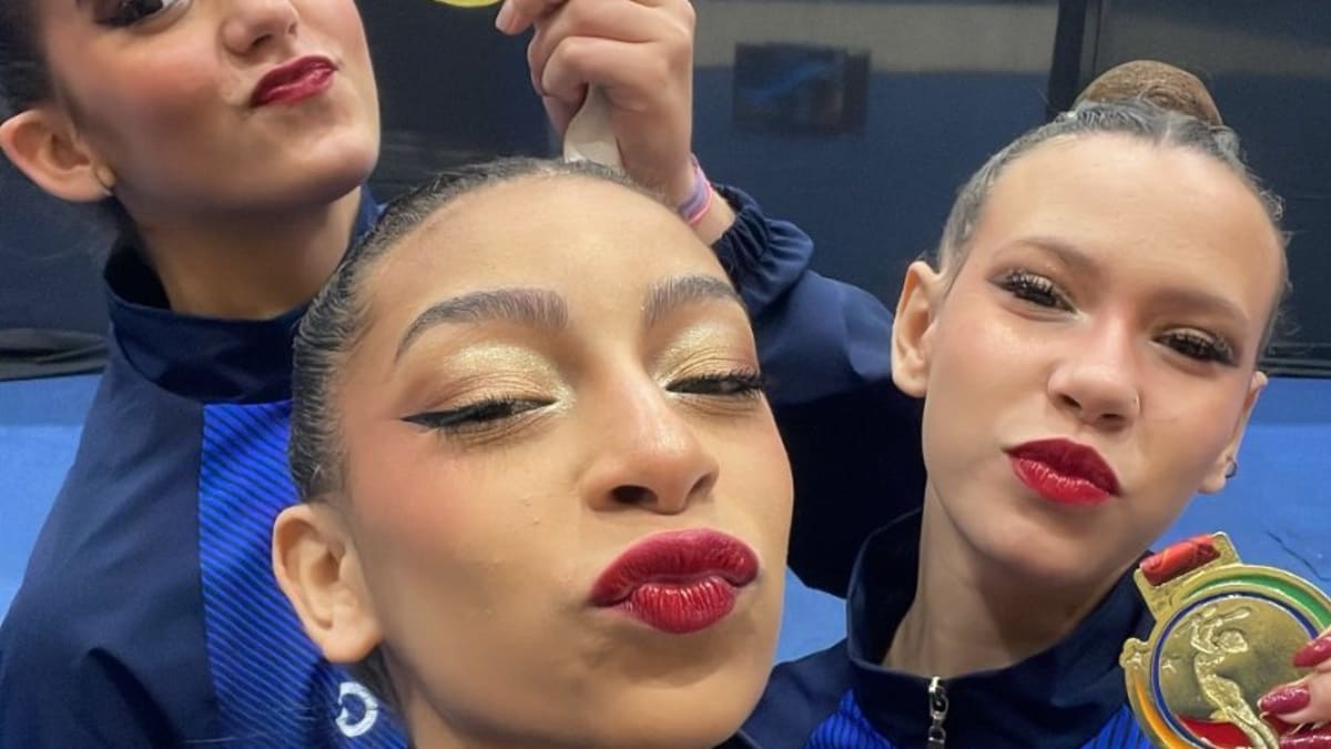 Trio capixaba conquista ouro na Copa Sul-Americana de Ginástica Rítmica com apenas um mês de treino