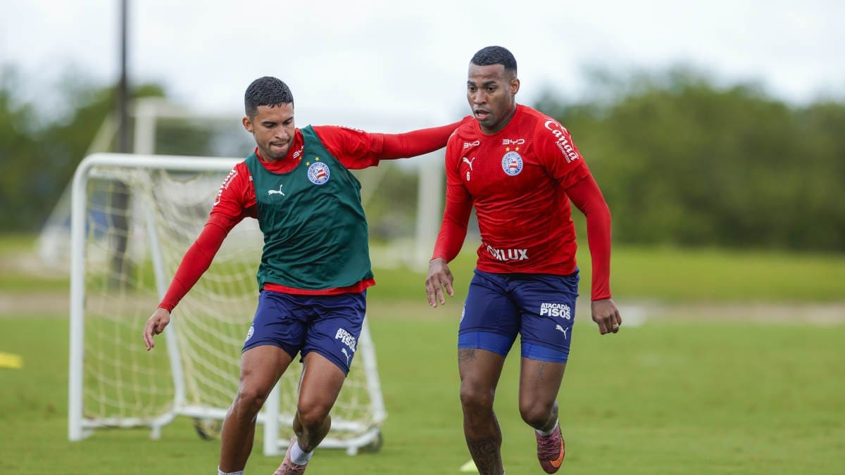 Bahia realiza treino focado em velocidade e tomada de decisão no CT Evaristo de Macedo