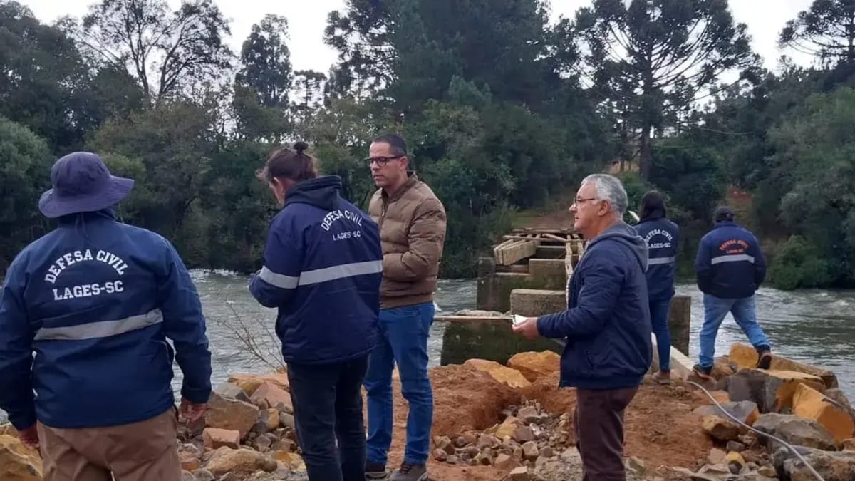 Chuvas intensas causam danos em Lages e Prefeitura inicia levantamento para recuperação