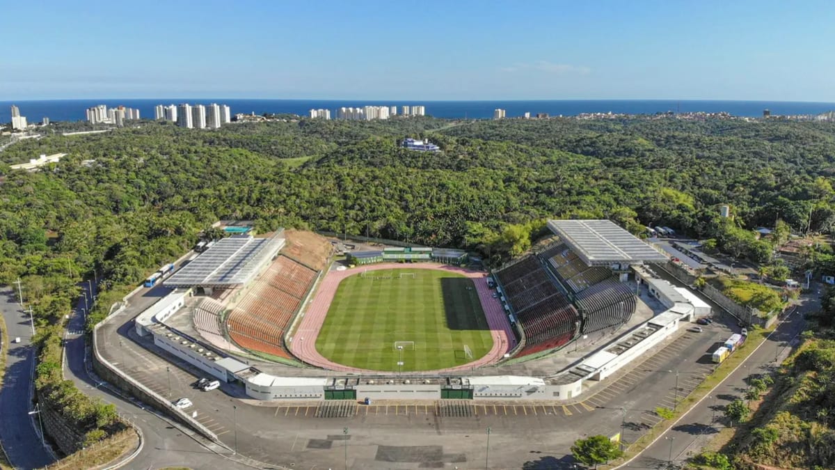 Estádio de Pituaçu passará por obras de R$ 7,8 milhões para receber seleções da Copa do Mundo Feminina de 2027