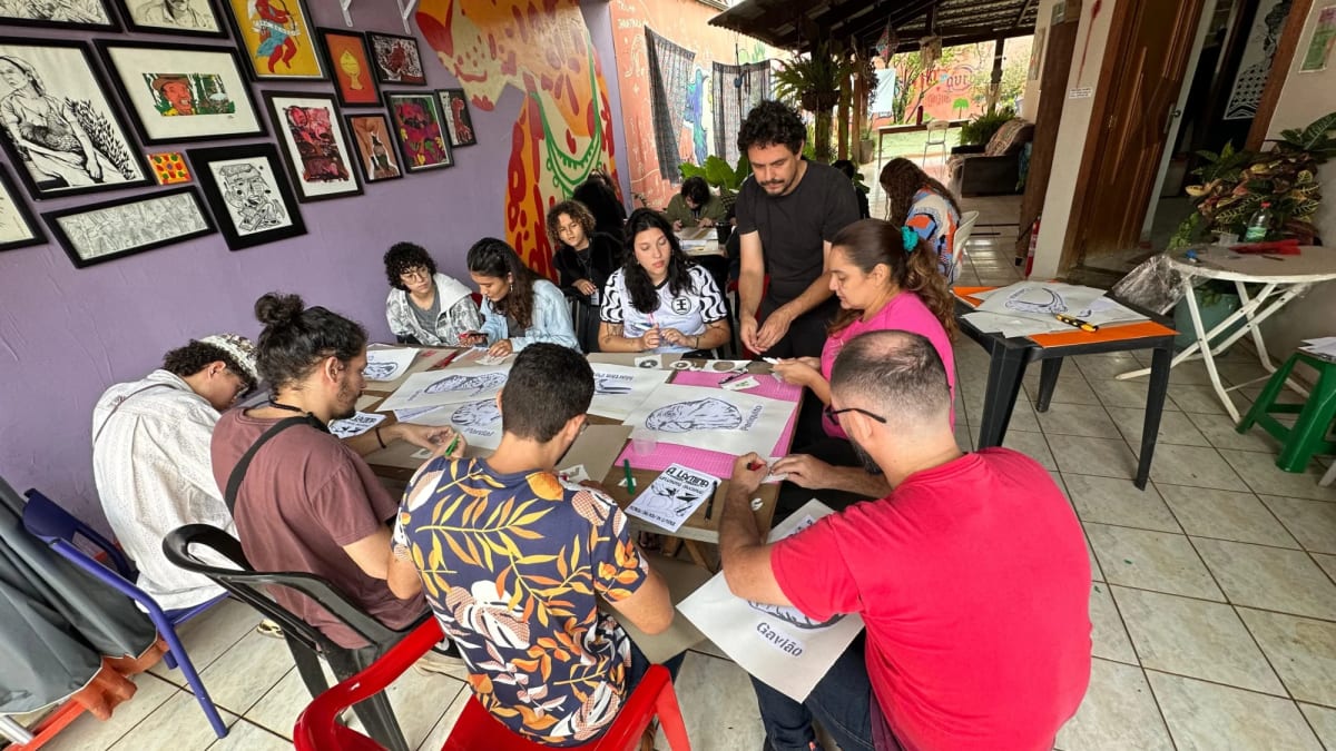Instituto Casa Valenta oferece oficinas gratuitas de arte urbana em Goiânia