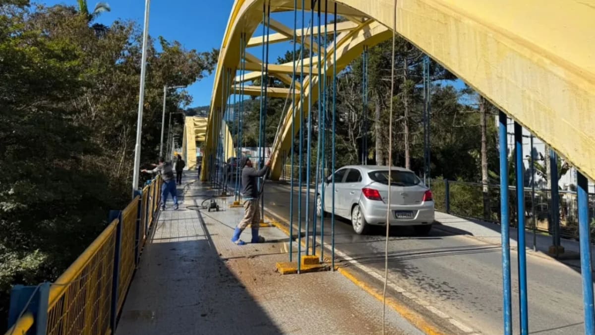 Ponte dos Arcos em Rio do Sul terá trânsito interrompido nesta quinta-feira