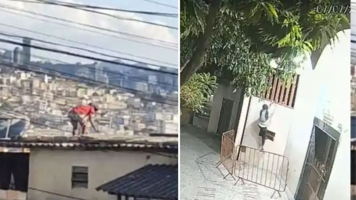 Homem invade igreja e furta botijões de gás e lixeira na Região Leste de Belo Horizonte