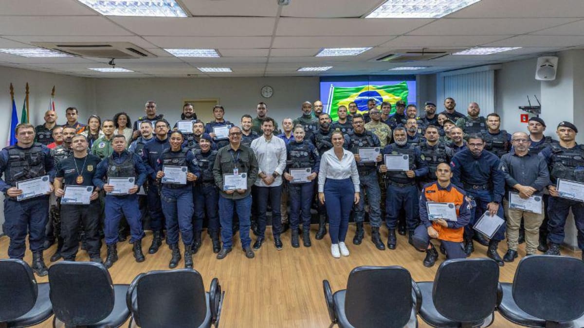 Guarda Municipal de Vila Velha conclui curso de operações com drones para agentes de segurança