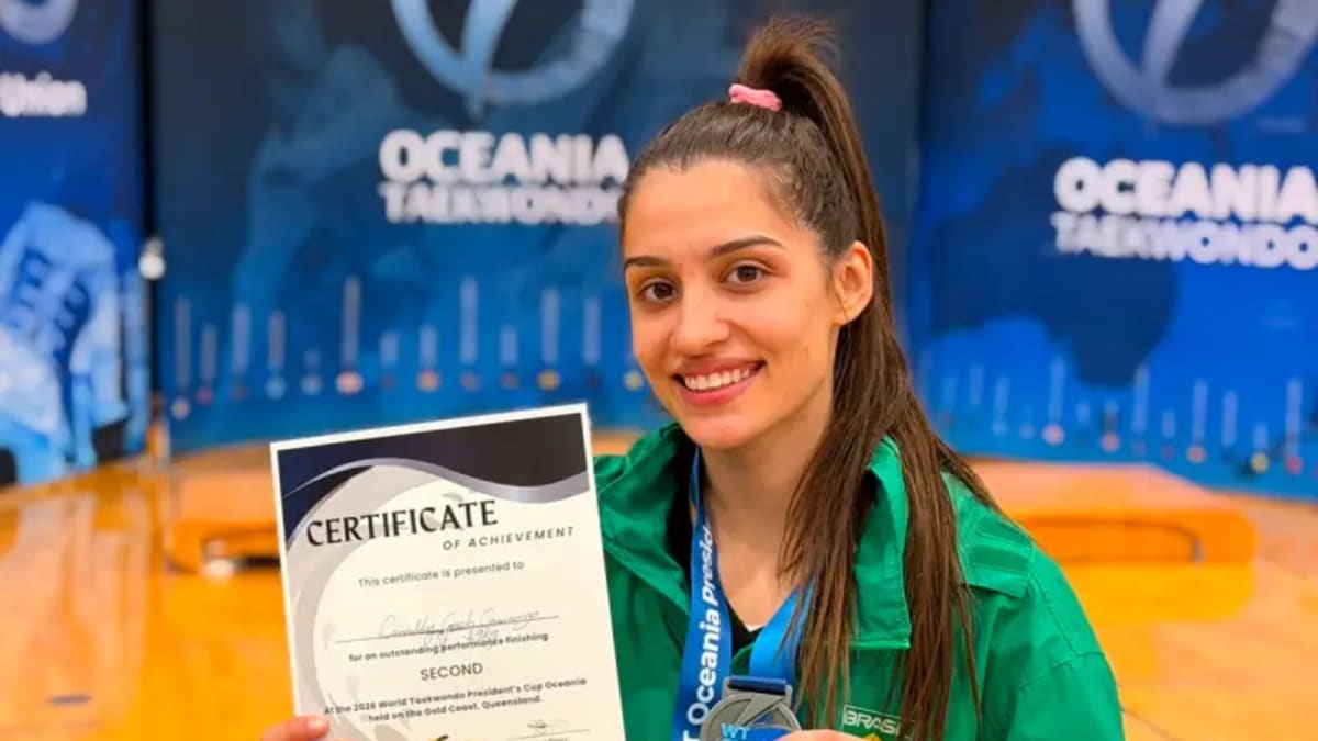 Atleta de São José é 5ª no ranking mundial de taekwondo