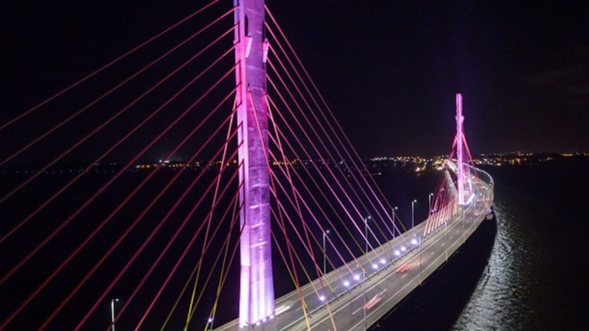 Ponte Anita Garibaldi é interditada para obras emergenciais em Santa Catarina