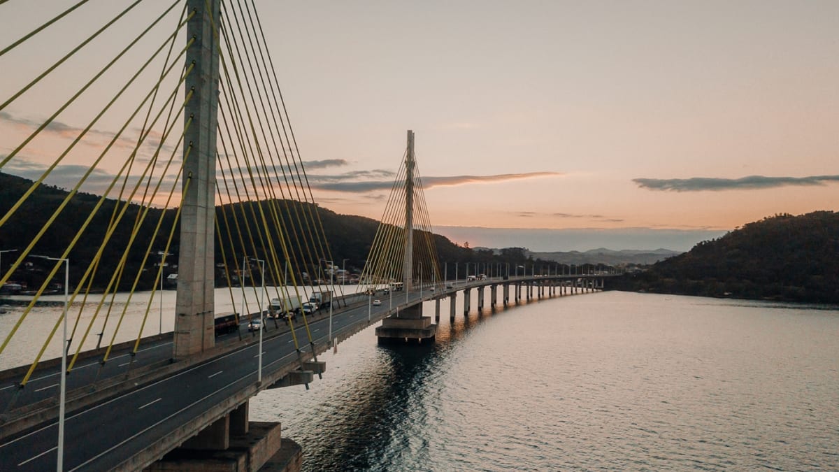 Interdição da Ponte Anita Garibaldi em Laguna ocorre por falha no tabuleiro