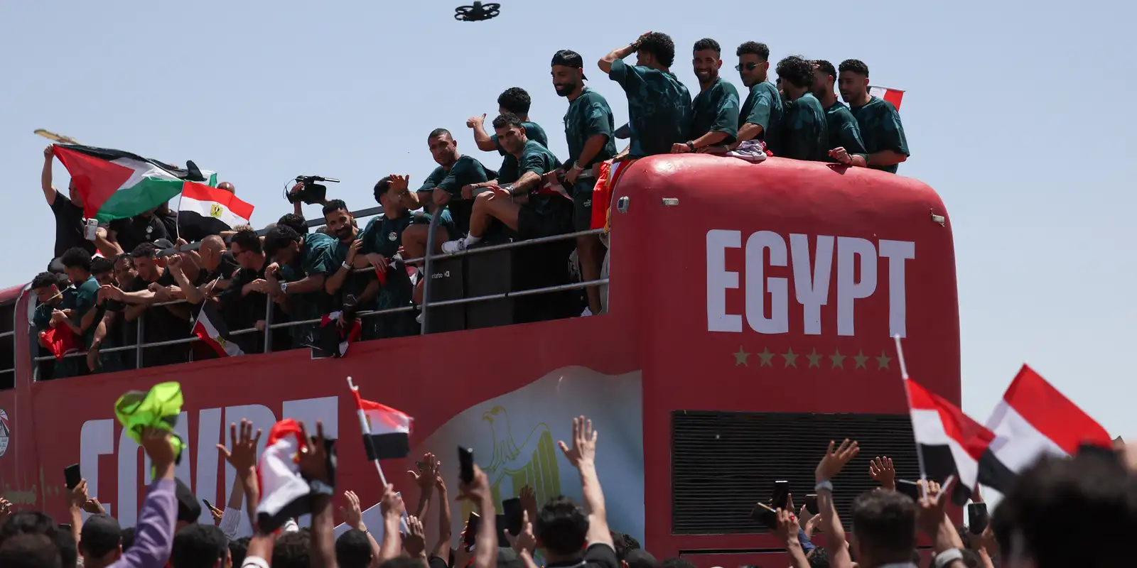 Egito é recebido com festa após melhor campanha em Copa do Mundo