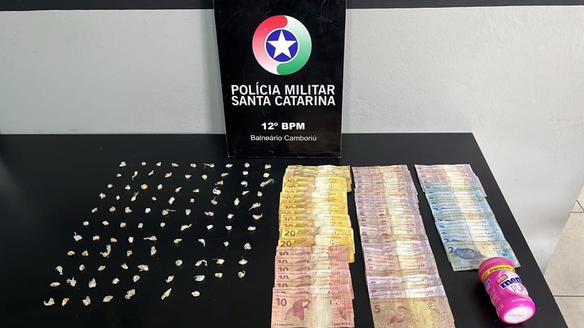 Adolescente é apreendido com drogas em Balneário Camboriú