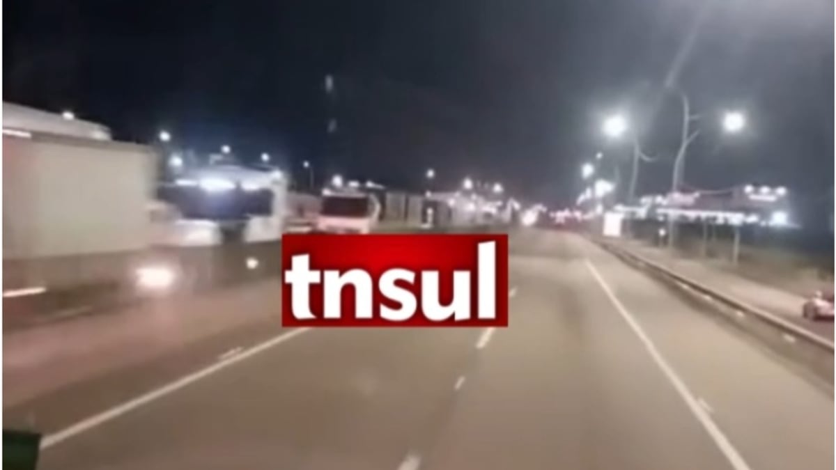 Ponte Anita Garibaldi bloqueada causa filas na BR-101 Sul em Santa Catarina