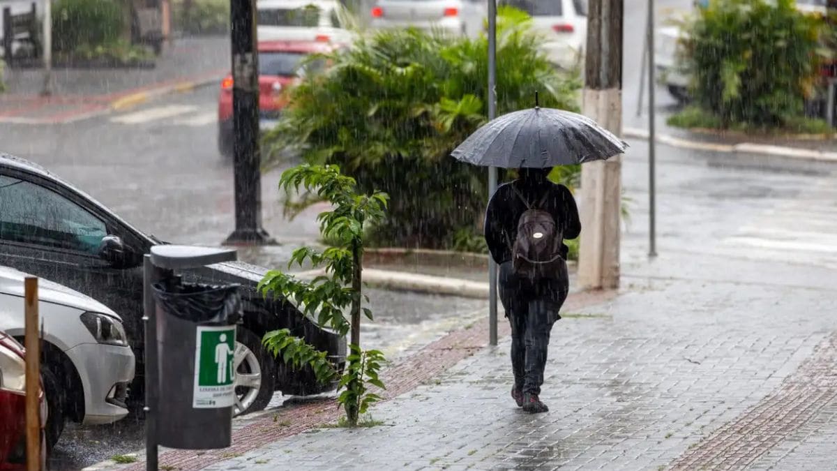 Defesa Civil alerta para risco de raios, ventos fortes e mar agitado em Santa Catarina