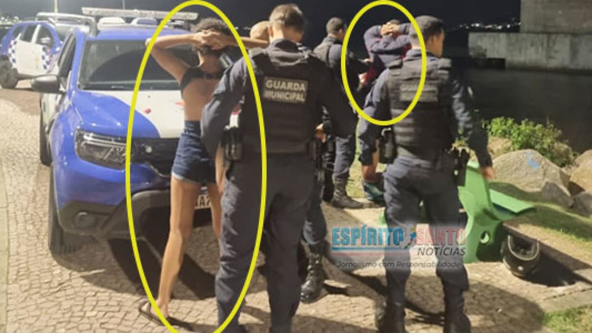 Casal é detido com drogas e motocicleta furtada sob a Terceira Ponte em Vitória