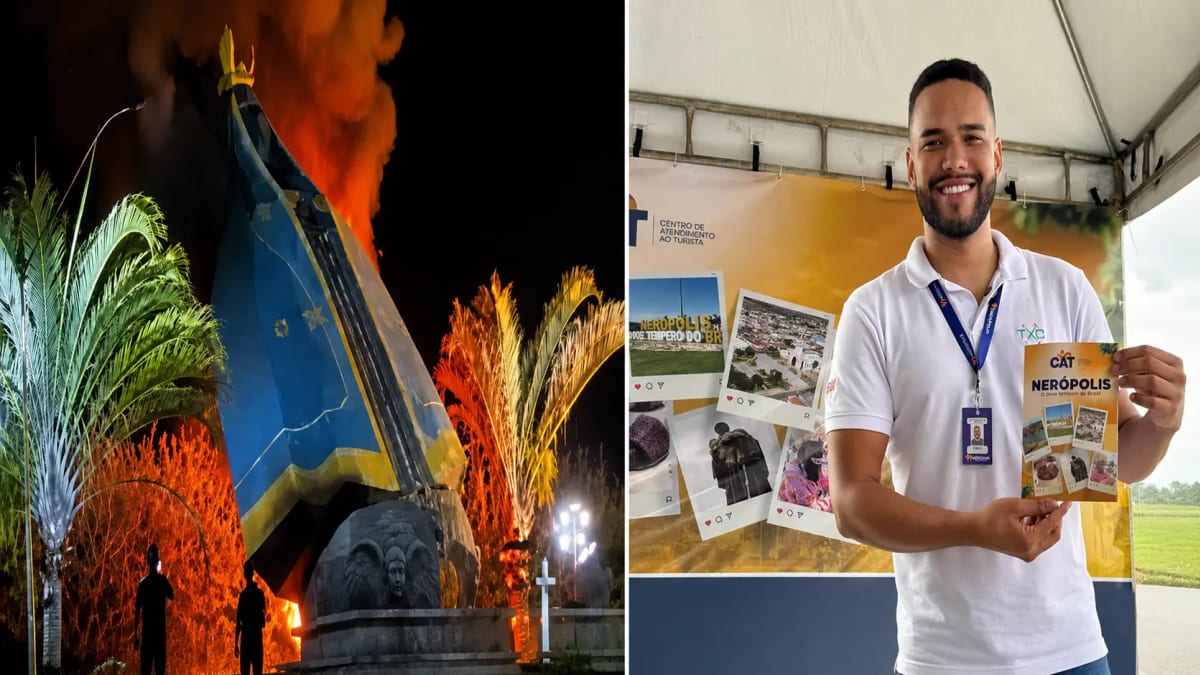 Polícia investiga incêndio que destruiu imagem de Nossa Senhora