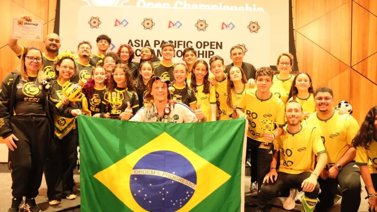 Equipe do Sesi Goiás vence torneio internacional de robótica na Austrália