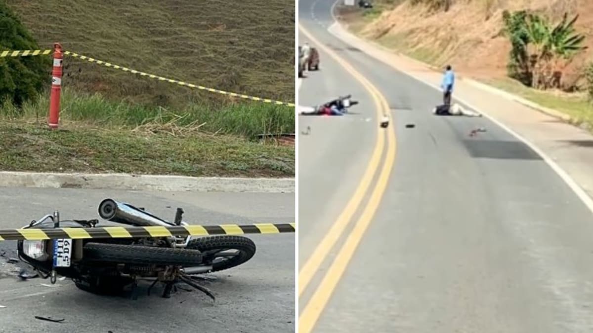 Motociclista morre após colisão com policial em blitz na BR-116 entre Inhapim e Dom Cavati