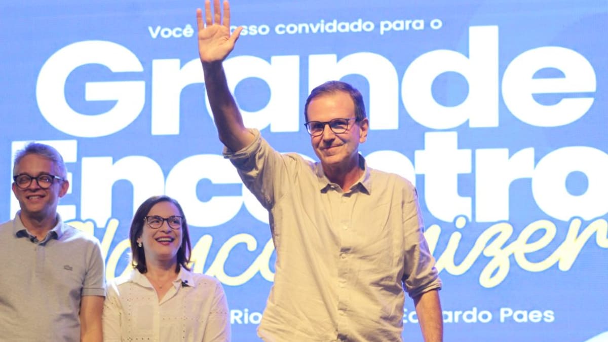 Eduardo Paes é favorito em todos os cenários para eleição de Governador do RJ