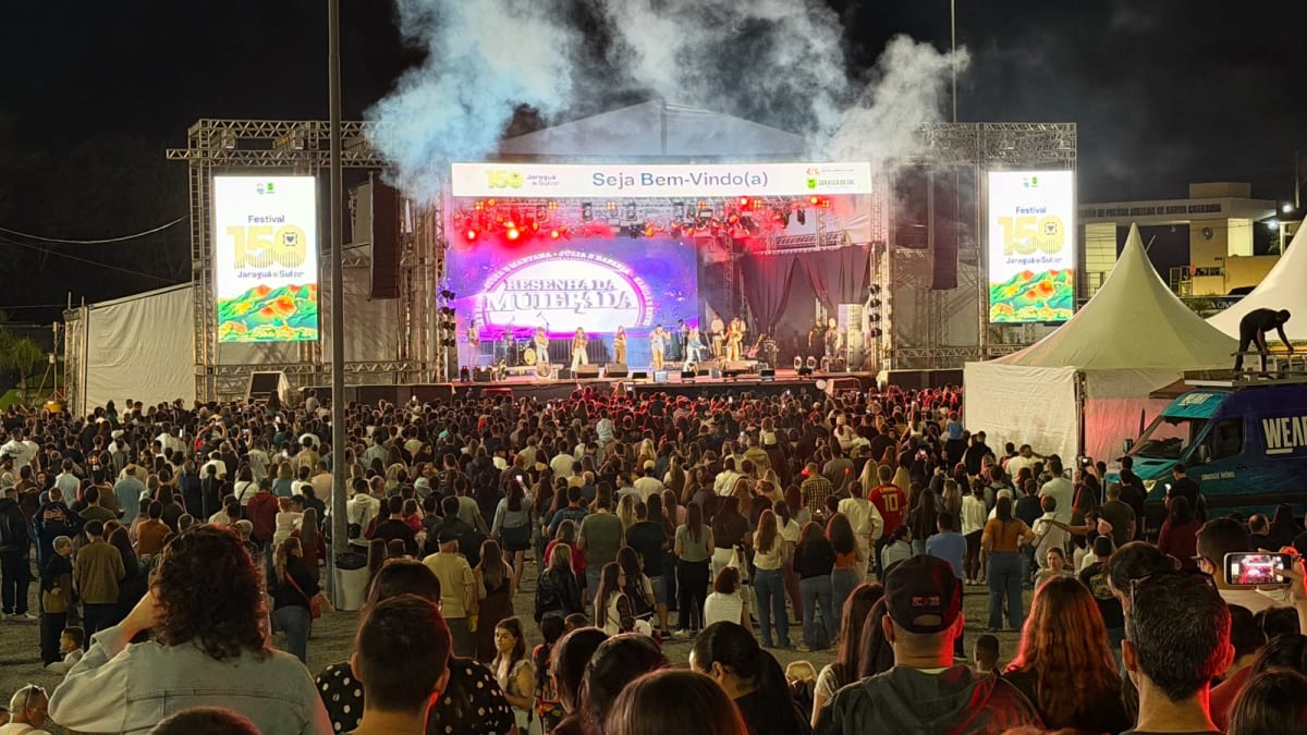 Shows comemoram os 150 anos de Jaraguá do Sul na Arena Jaraguá