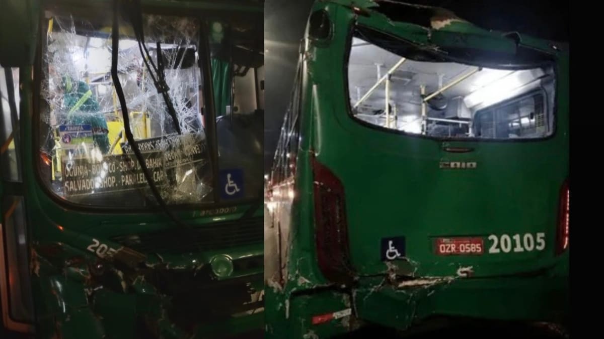 Colisão entre dois ônibus deixa 11 feridos no bairro de San Martin, em Salvador