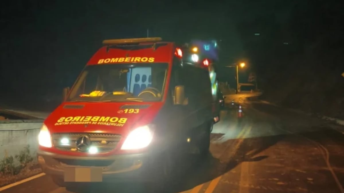 Motociclista fica ferido após queda em Presidente Getúlio