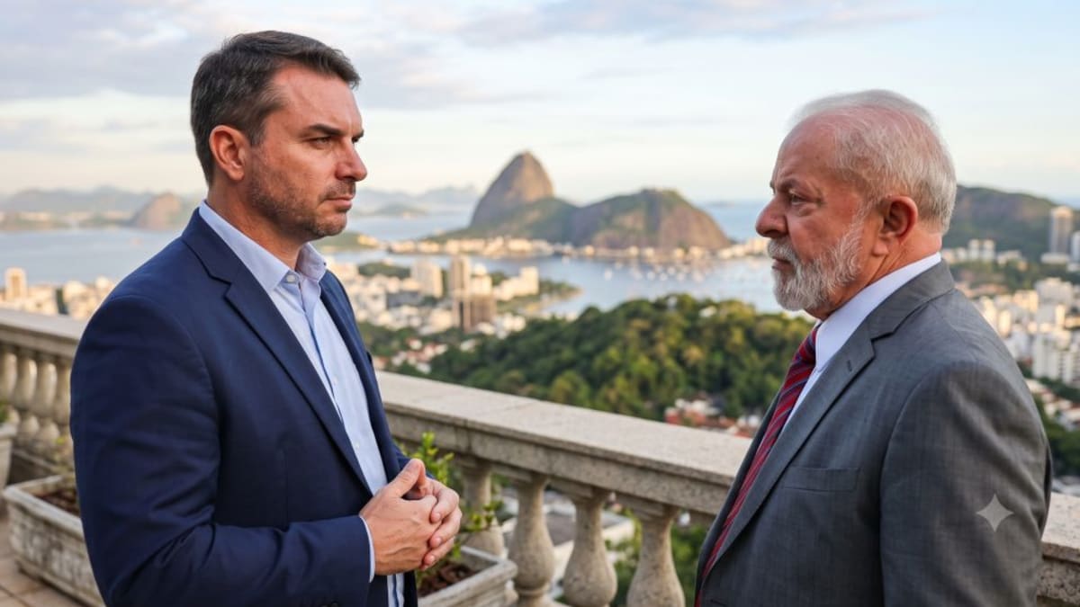 Flávio Bolsonaro lidera intenção de voto para presidente no Rio com 32%, à frente de Lula