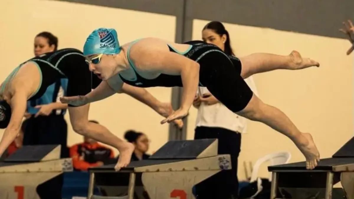 Nadadora de São José conquista três medalhas nos Joguinhos Abertos