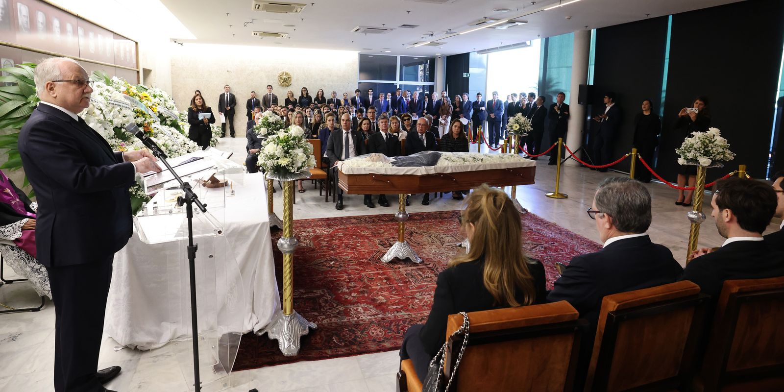Velório do ministro aposentado Octavio Gallotti no STF