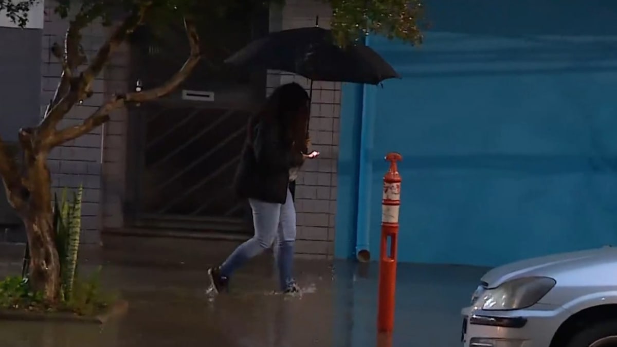 Chuva intensa causa alagamentos, queda de árvores e falta de energia em Porto Alegre