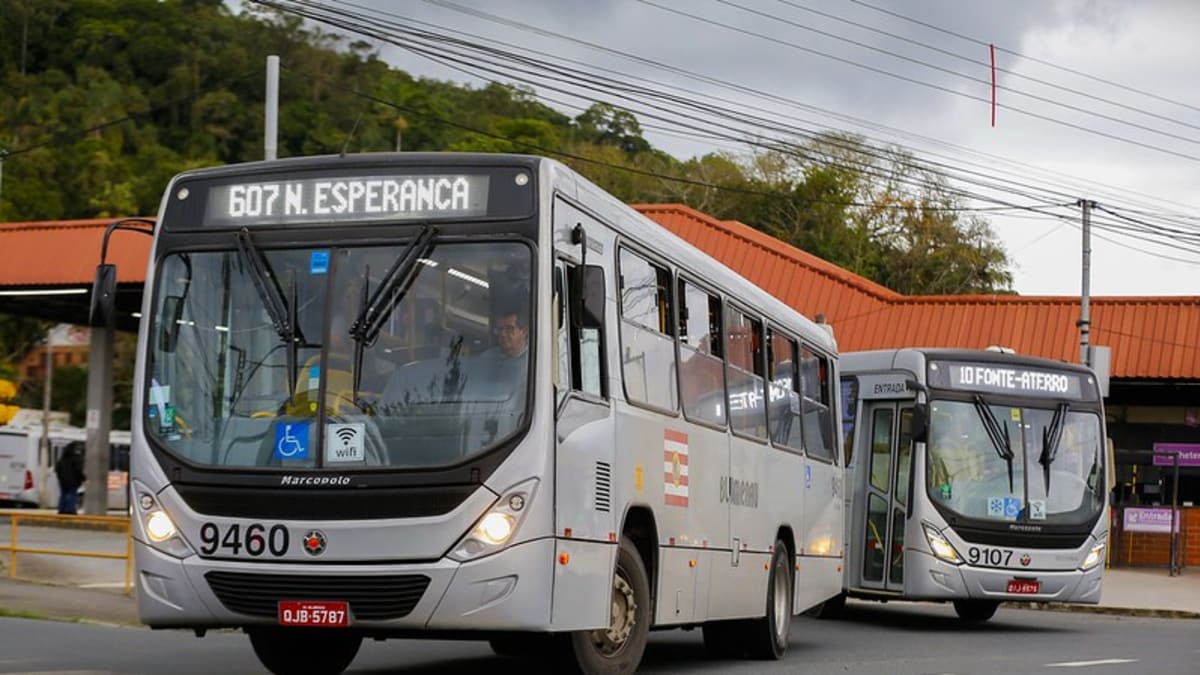 Blumenau registra 99,97% de pontualidade no transporte coletivo em 2025