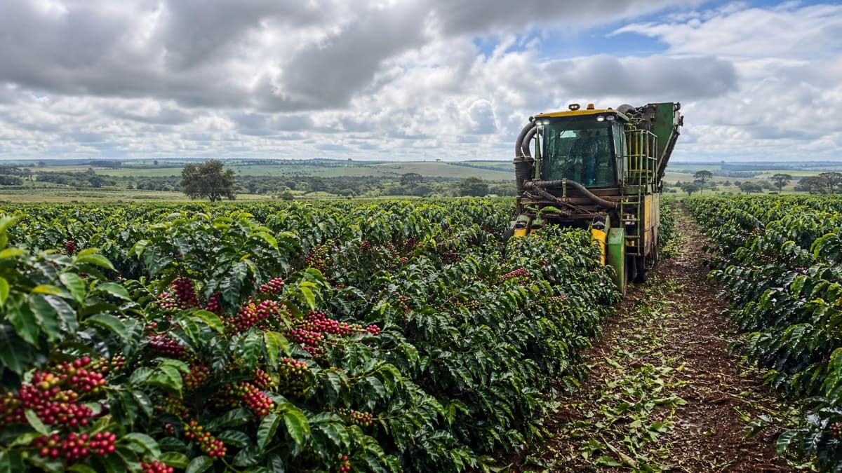Colheita de café arábica no Cerrado Mineiro atinge 60% da área prevista na safra 2026/27