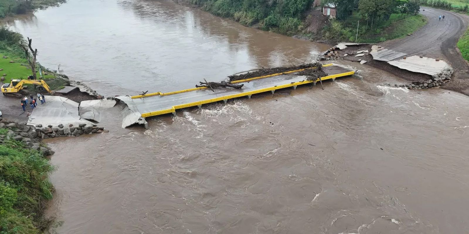 Defesa Civil emite alerta vermelho por risco de inundação no Rio Grande do Sul