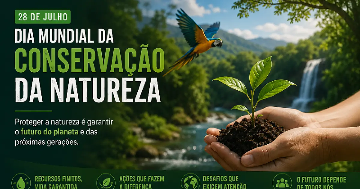 Dia Mundial da Conservação da Natureza destaca importância da preservação ambiental