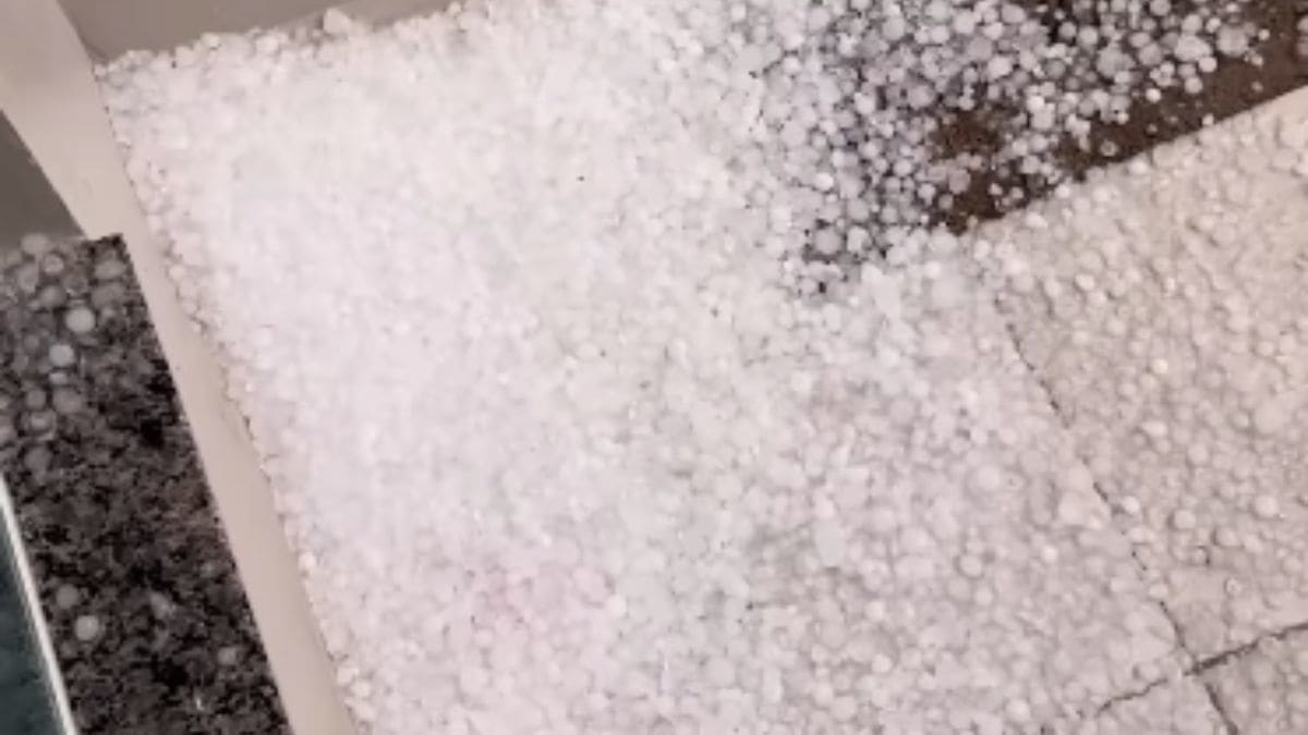 Temporal com granizo e ventos fortes causa danos em Blumenau e deixa 13 ocorrências