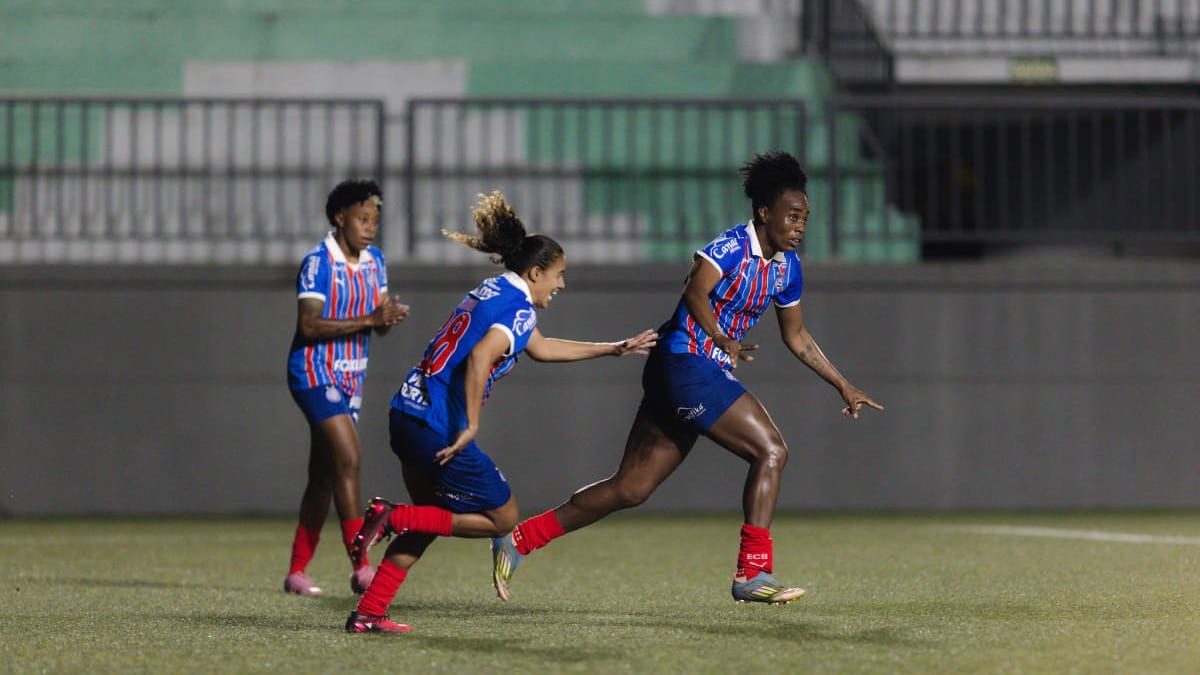 Bahia vence Botafogo e sobe para quarto lugar no Brasileirão Feminino A-1