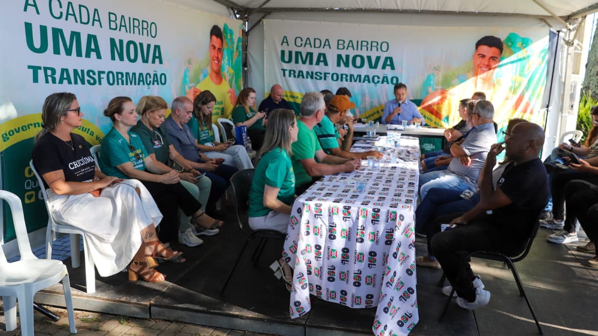Gabinete Itinerante leva serviços da Prefeitura à região da Quarta Linha em Criciúma
