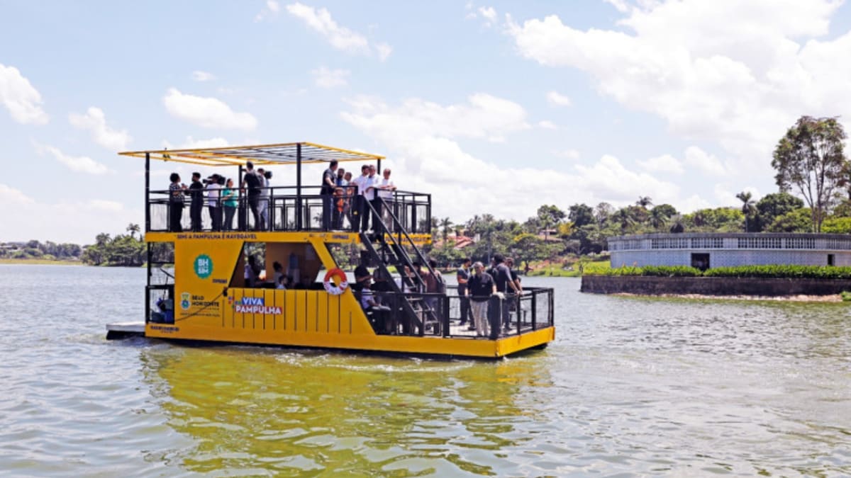Prefeitura de Belo Horizonte contrata empresa para operar passeios turísticos de barco na Lagoa da Pampulha