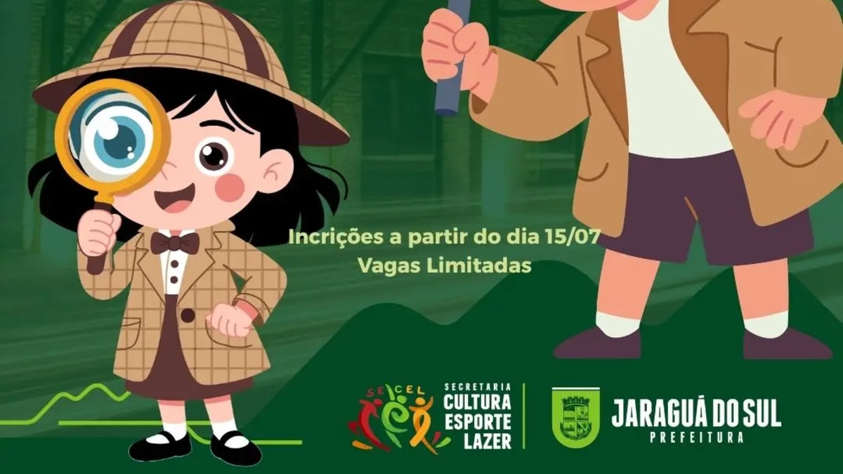 Caça ao Tesouro incentiva leitura nas férias em Jaraguá do Sul