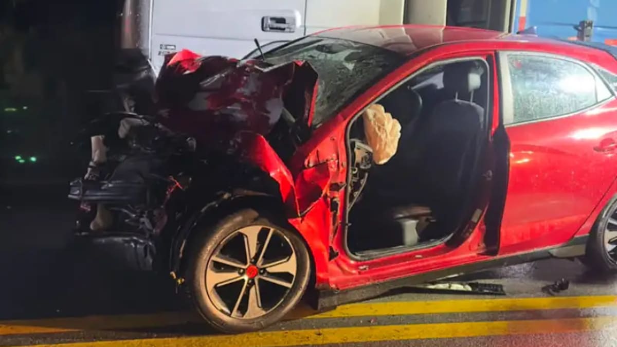 Colisão frontal na BR-282 em Santa Catarina deixa uma vítima fatal