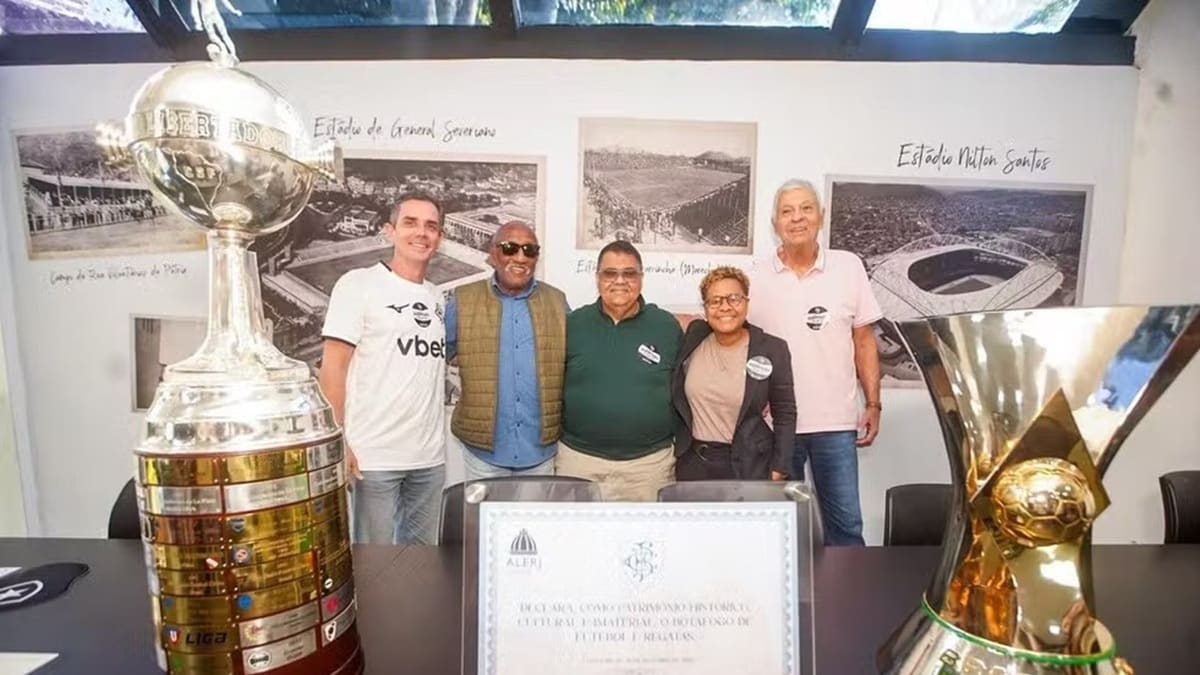 Botafogo recebe título de Patrimônio Histórico, Cultural e Imaterial do Estado do Rio de Janeiro
