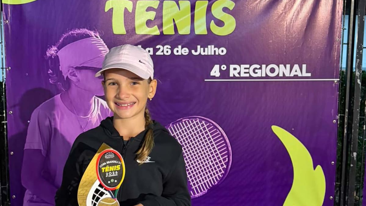 Tenista jaraguaense conquista título no 4º Regional da Federação Catarinense