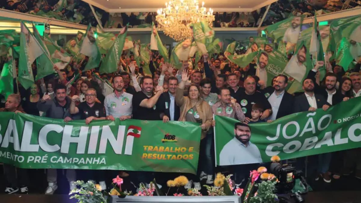 João Cobalchini reúne mais de 2 mil pessoas em evento em Florianópolis