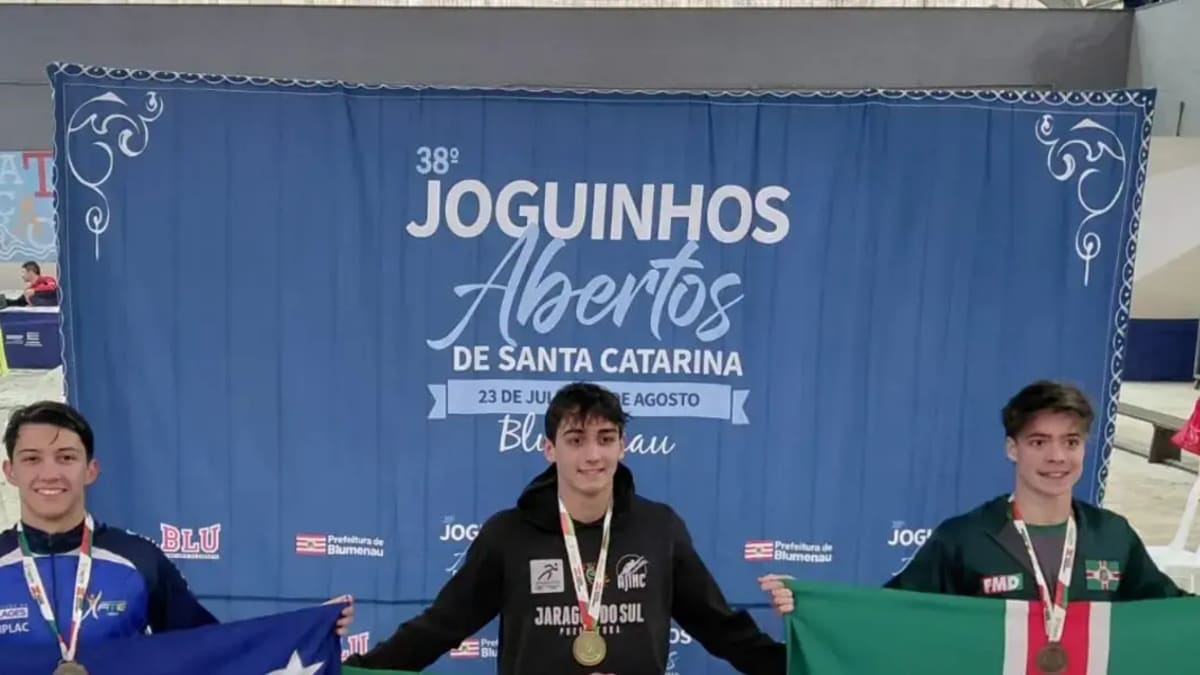 Lages conquista oito medalhas nos Joguinhos Abertos de Santa Catarina em Blumenau