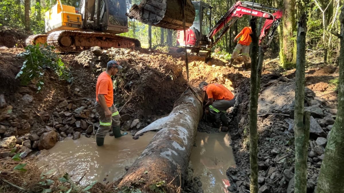 ETA Parque da Imprensa conclui reparo e abastecimento de água começa a ser retomado em São Sebastião do Caí