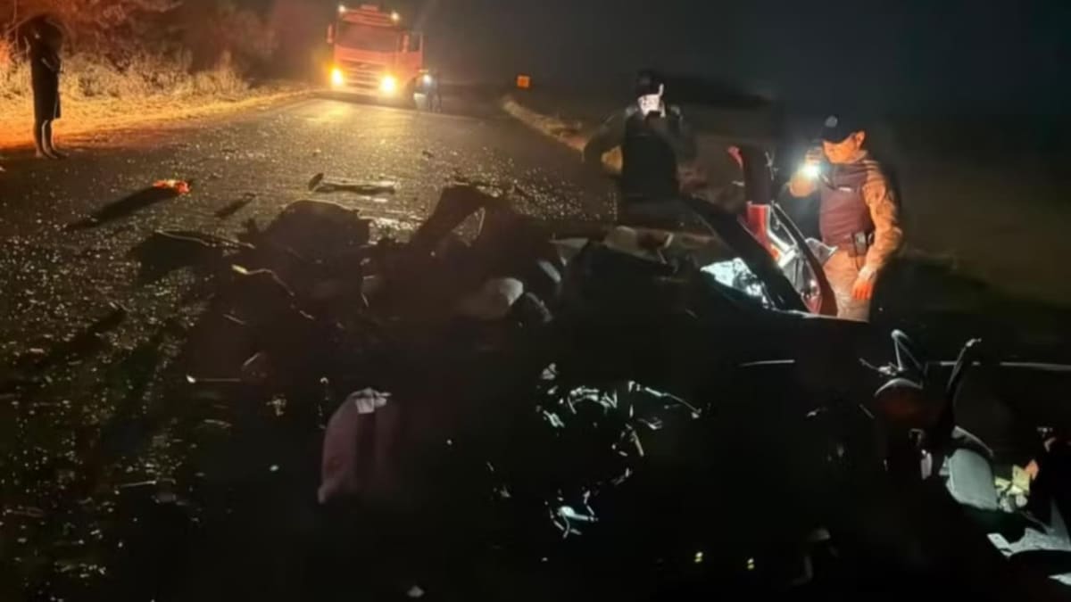 Acidente na GO-139 mata quatro pessoas, incluindo duas crianças, no sudeste de Goiás