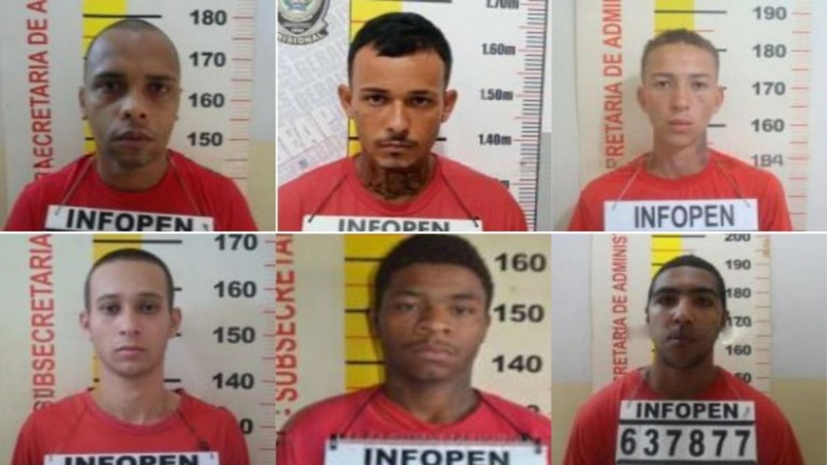 Seis detentos fogem do Presídio de Passos em Minas Gerais