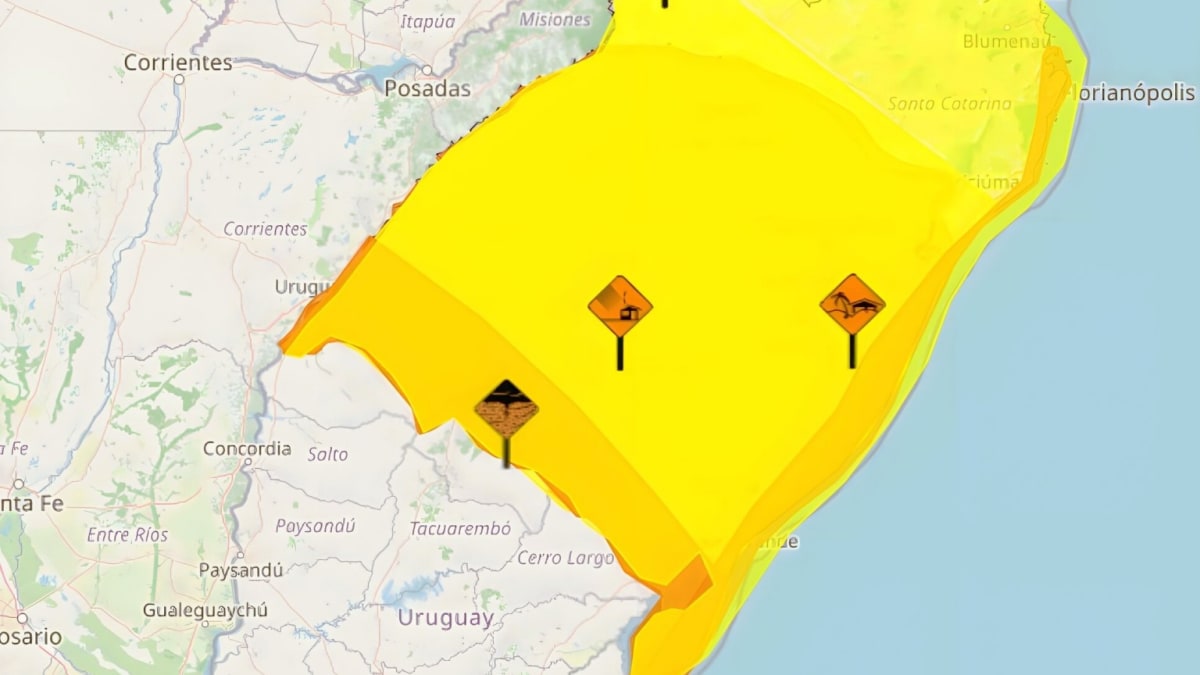 Rio Grande do Sul recebe cinco alertas meteorológicos com risco de tempestades e vendavais neste sábado