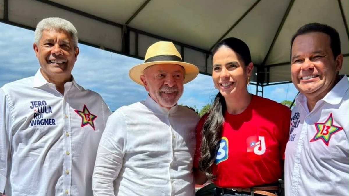 Lula participa de convenção na Bahia para apoiar candidatura de Jerônimo Rodrigues à reeleição