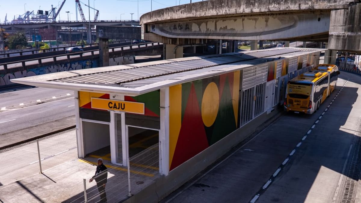 Prefeitura do Rio inaugura Estação Caju no corredor BRT Transbrasil