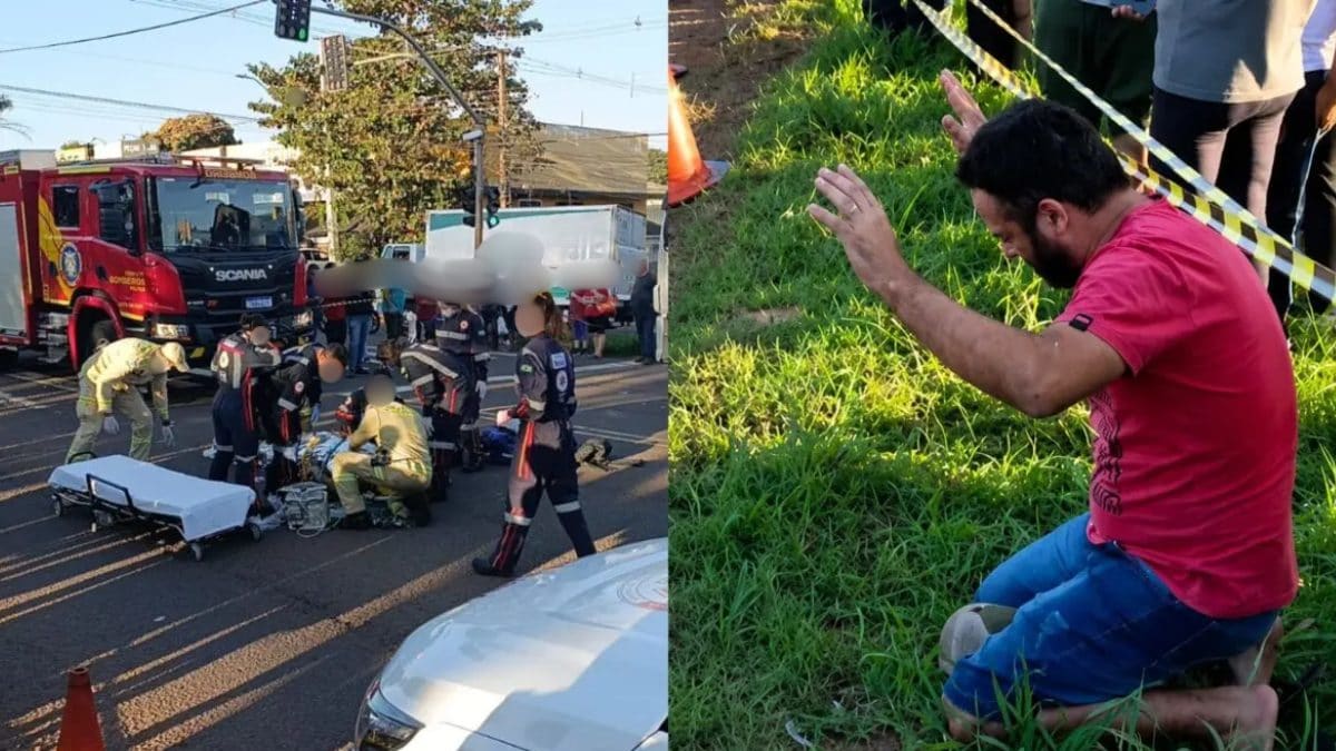 Motociclista fica em estado grave após acidente no Contorno Sul em Maringá